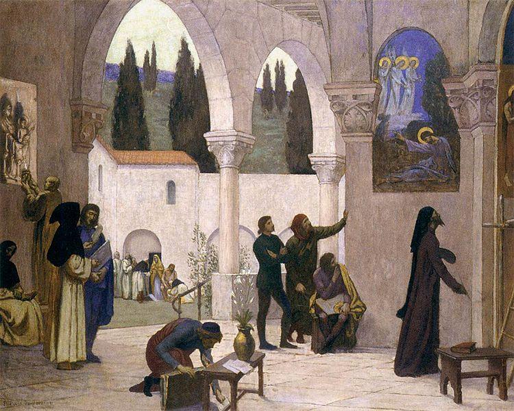 Pierre Puvis de Chavannes Christian Inspiration Norge oil painting art